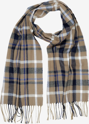 COLLEZIONE ALESSANDRO Schal 'ItaloScot' in Braun: Vorderseite