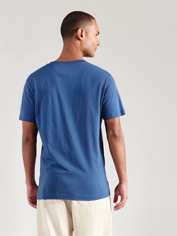 T-Shirt Hackett London en bleu : derrière