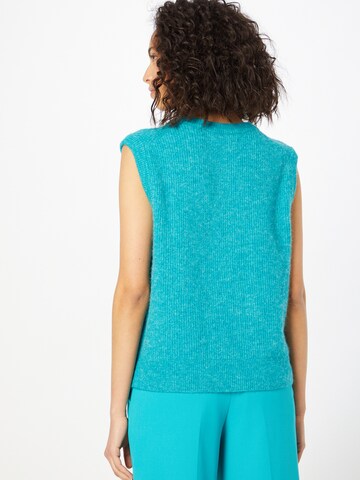 Samsøe Samsøe Knitted Vest 'NOR' in Blue