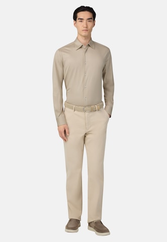 Boggi Milano Regular fit Overhemd in Beige