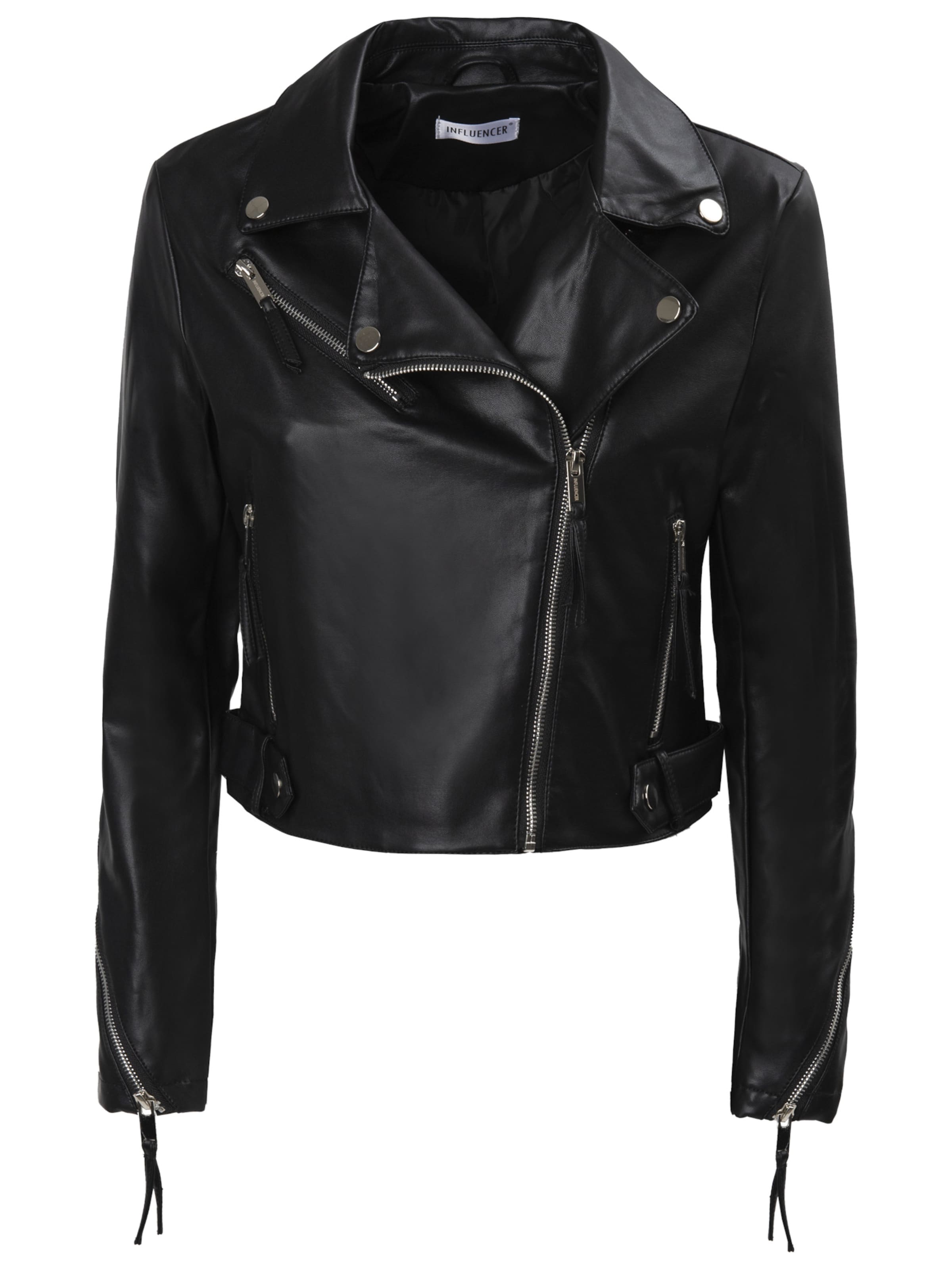 Giacca di mezza stagione di Influencer in nero: frontale