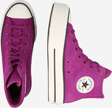 CONVERSE High top trainers CHUCK TAYLOR ALL STAR LIFT in Purple ABOUT YOU