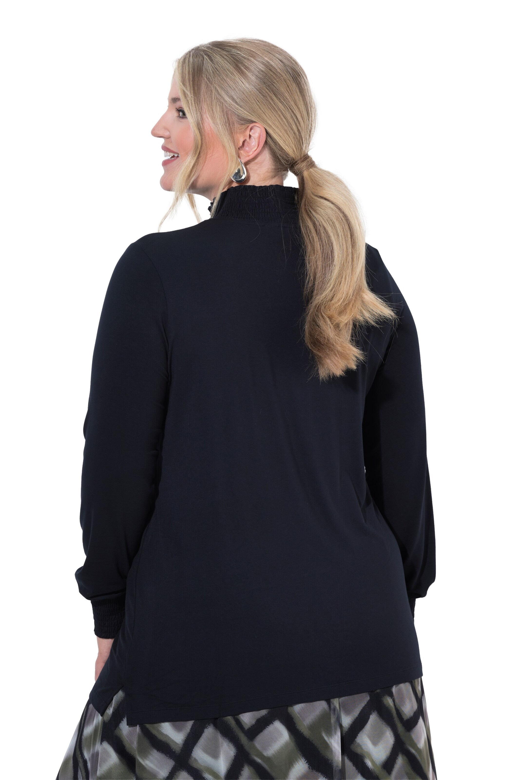 MIAMODA Shirt in Black