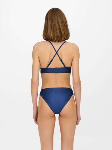 ONLY Triangel Bikini in Blauw