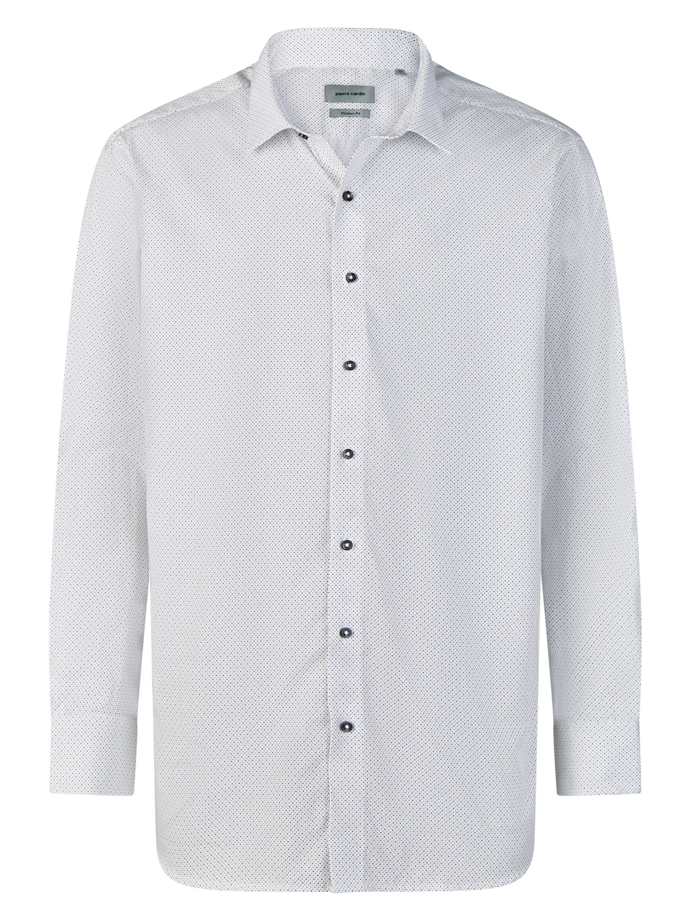 PIERRE CARDIN Regular fit Overhemd in Wit: voorkant