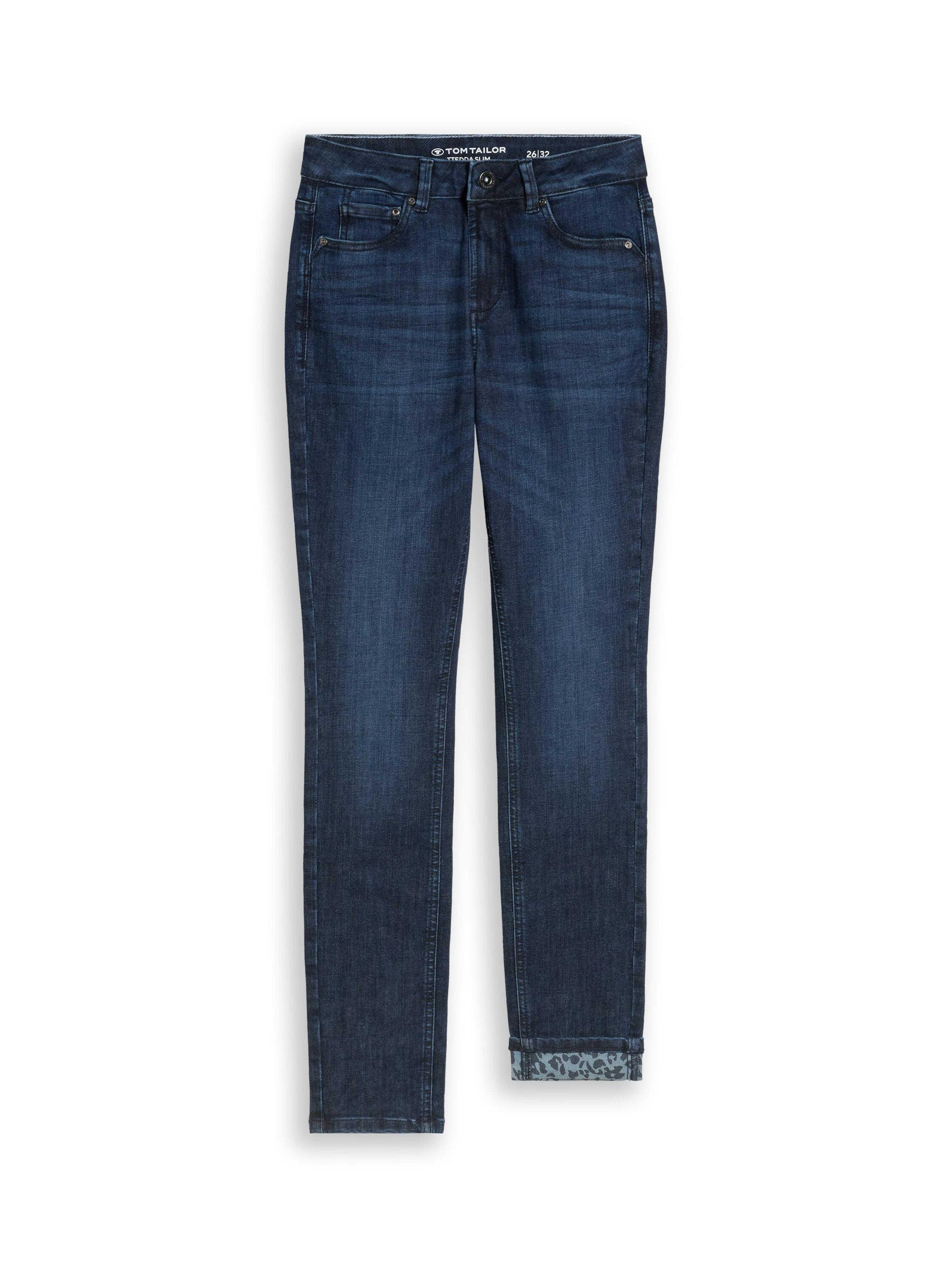 TOM TAILOR - Slimfit Vaquero 'EDDA' en azul: frente