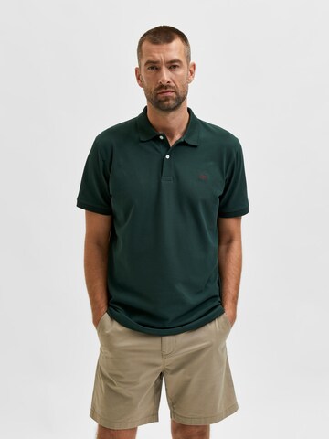 SELECTED HOMME Shirt 'AZE' in Groen: voorkant