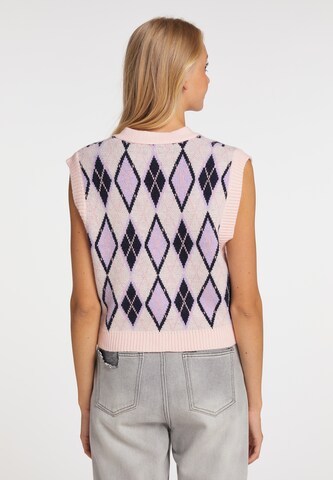 MYMO Knitted Vest in Pink