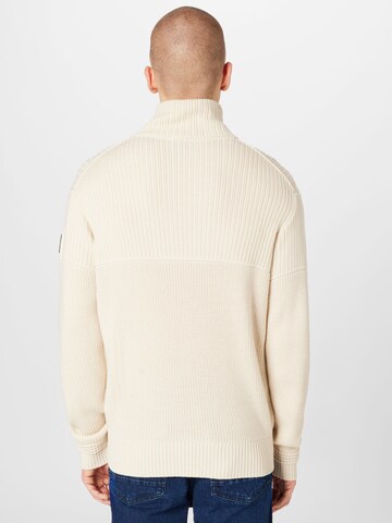 BOSS Orange Sweater 'Atondo' in Beige