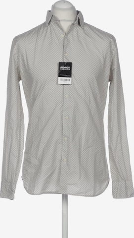 MANGO MAN Hemd M in Grau: Vorderseite