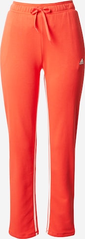 ADIDAS SPORTSWEAR Regular Workout Pants 'Dance All-gender Versatile French Terry' in Red: front