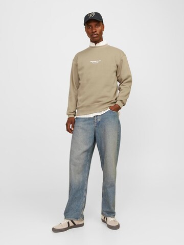 JACK & JONES Sweatshirt 'JJVesterbro' i beige