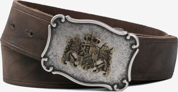 Der Trachtler Belt 'Flamenco' in Brown: front