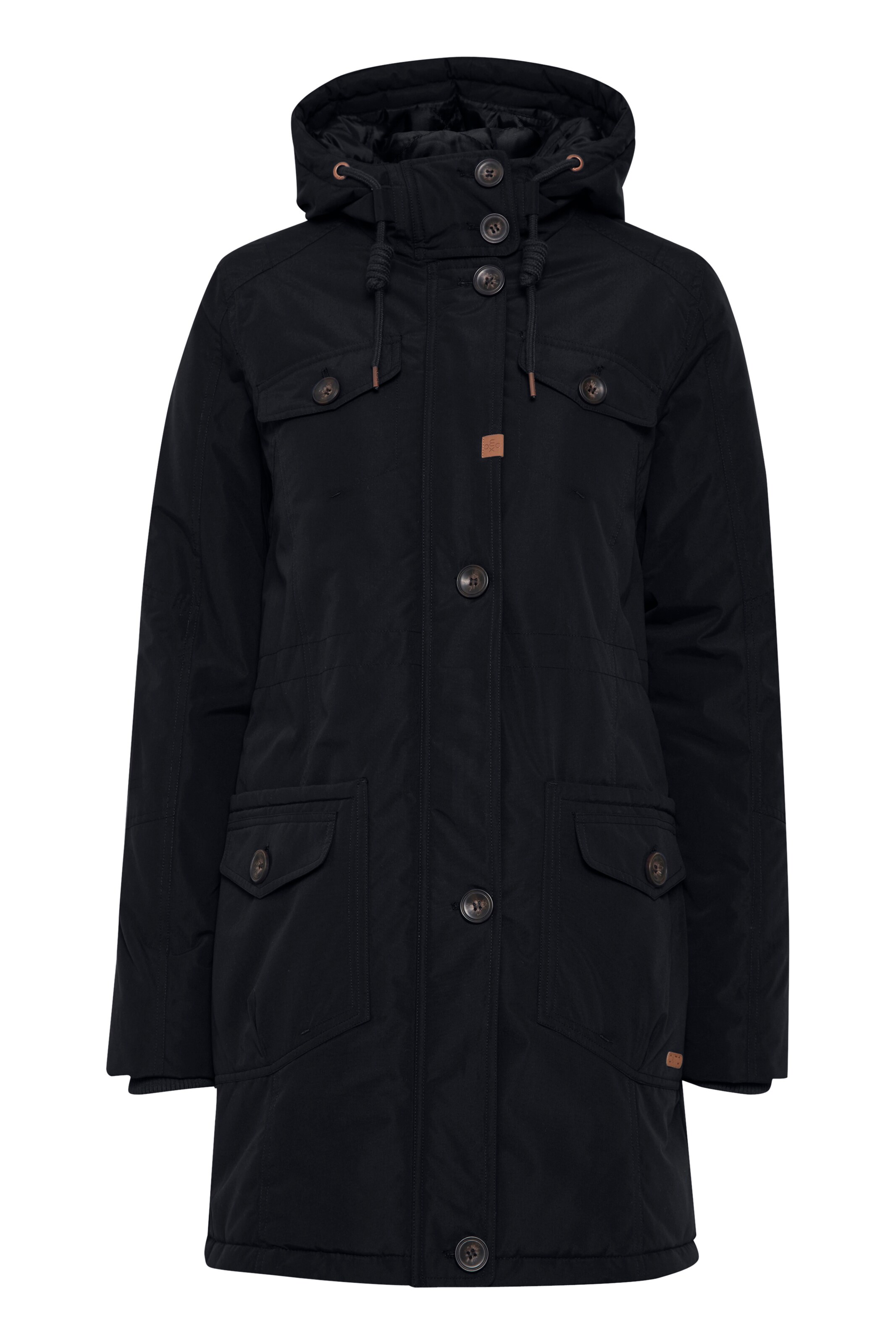 Parka d’hiver 'Tala' Oxmo en noir : devant