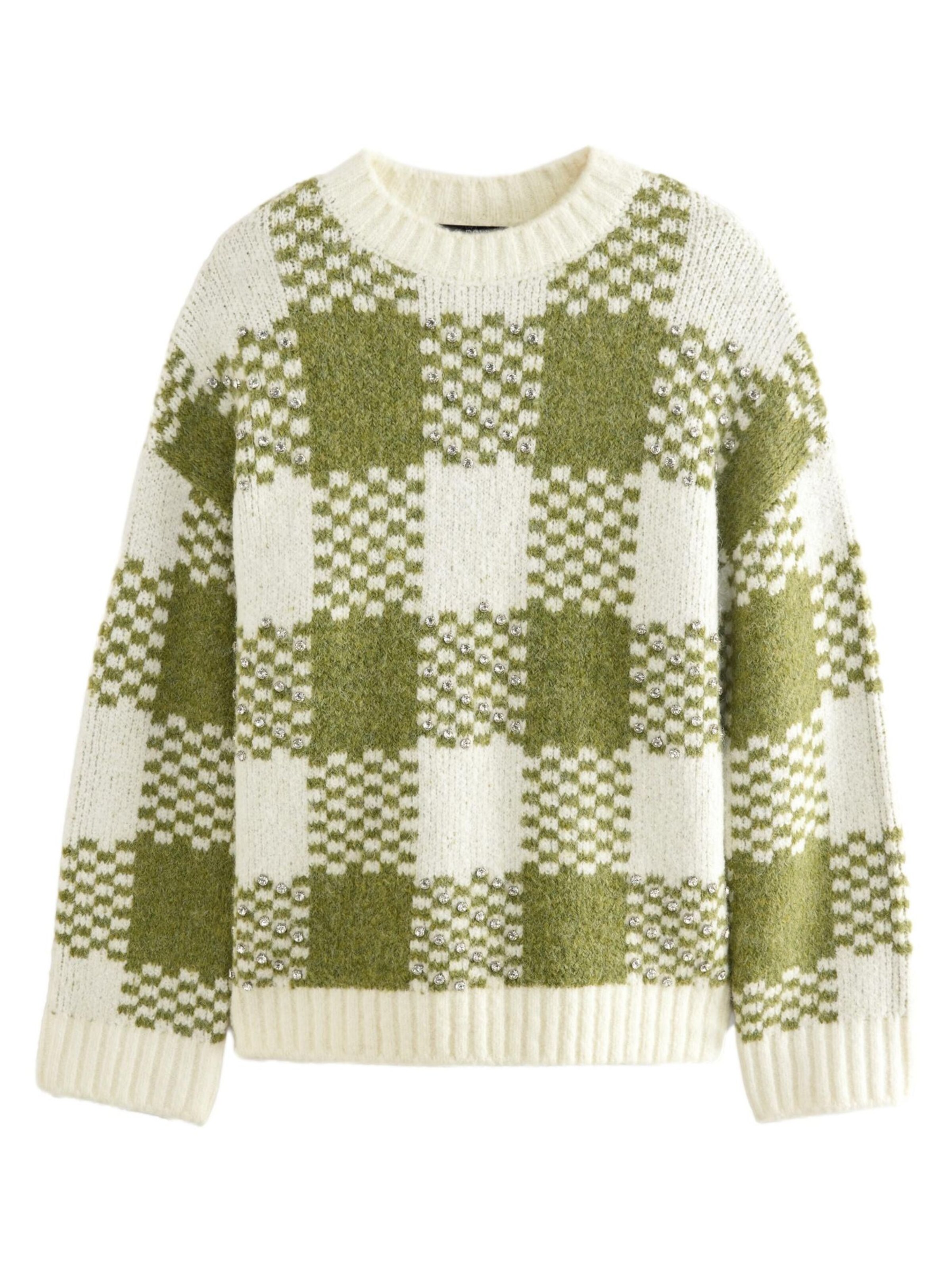 Next Sveter - Zelená: predná strana