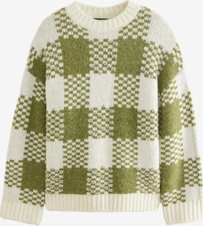 Next Pulover u maslinasta / vuneno bijela, Pregled proizvoda