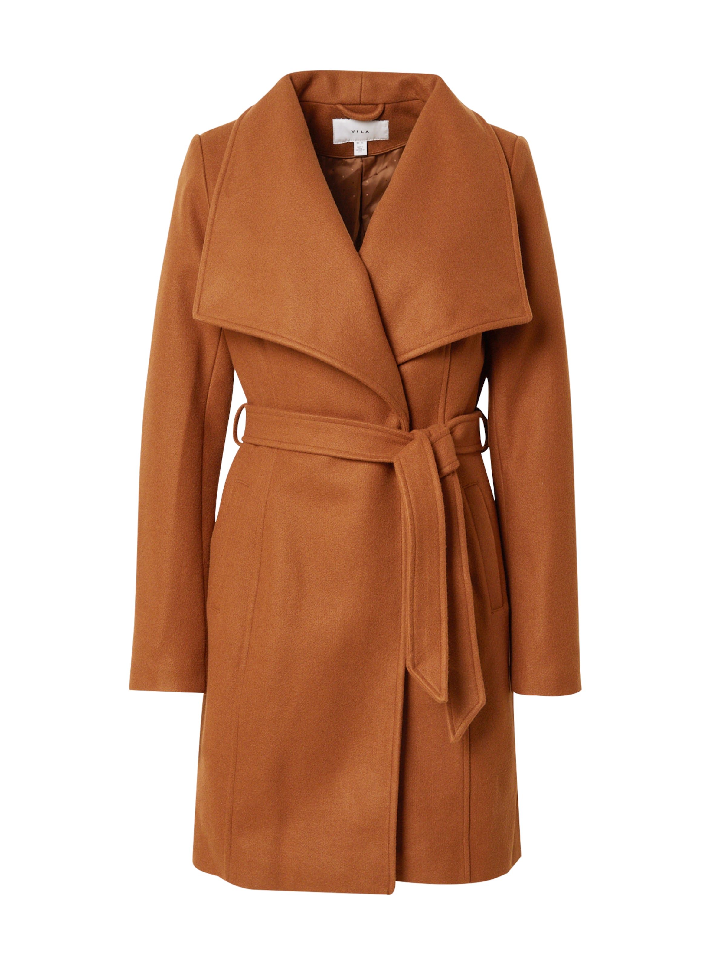 VILA Overgangsfrakke 'VIDIRECTOR LUS' i brun: forside