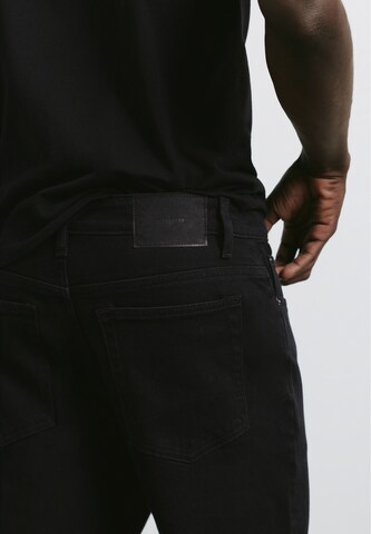 Pull&Bear Slimfit Jeans i sort