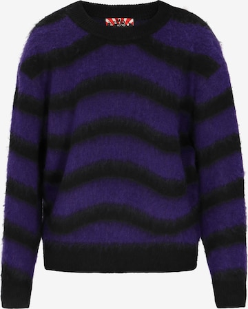 myMo ROCKS Πουλόβερ σε μαύρο: μπροστά