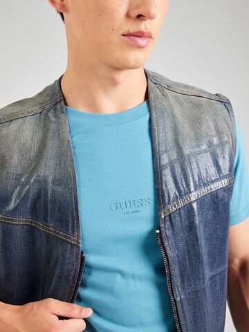 GUESS - Camisa 'Aidy' em azul