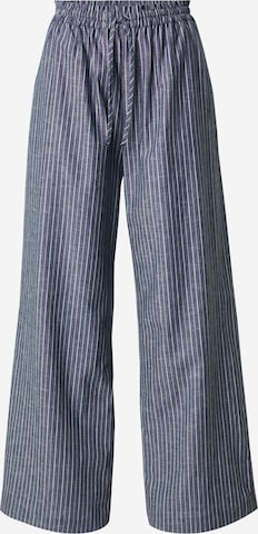 mėlyna RÆRE by Lorena Rae Plačios klešnės Kelnės: priekis