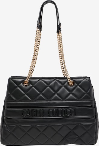 Carlo Colucci Shopper 'Falzin' in Black: front