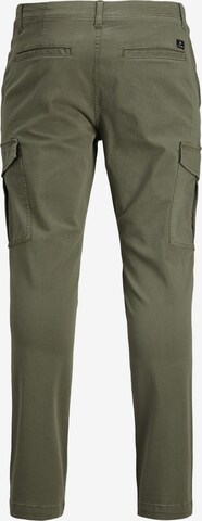 Coupe slim Pantalon 'Marco' Jack & Jones Junior en vert
