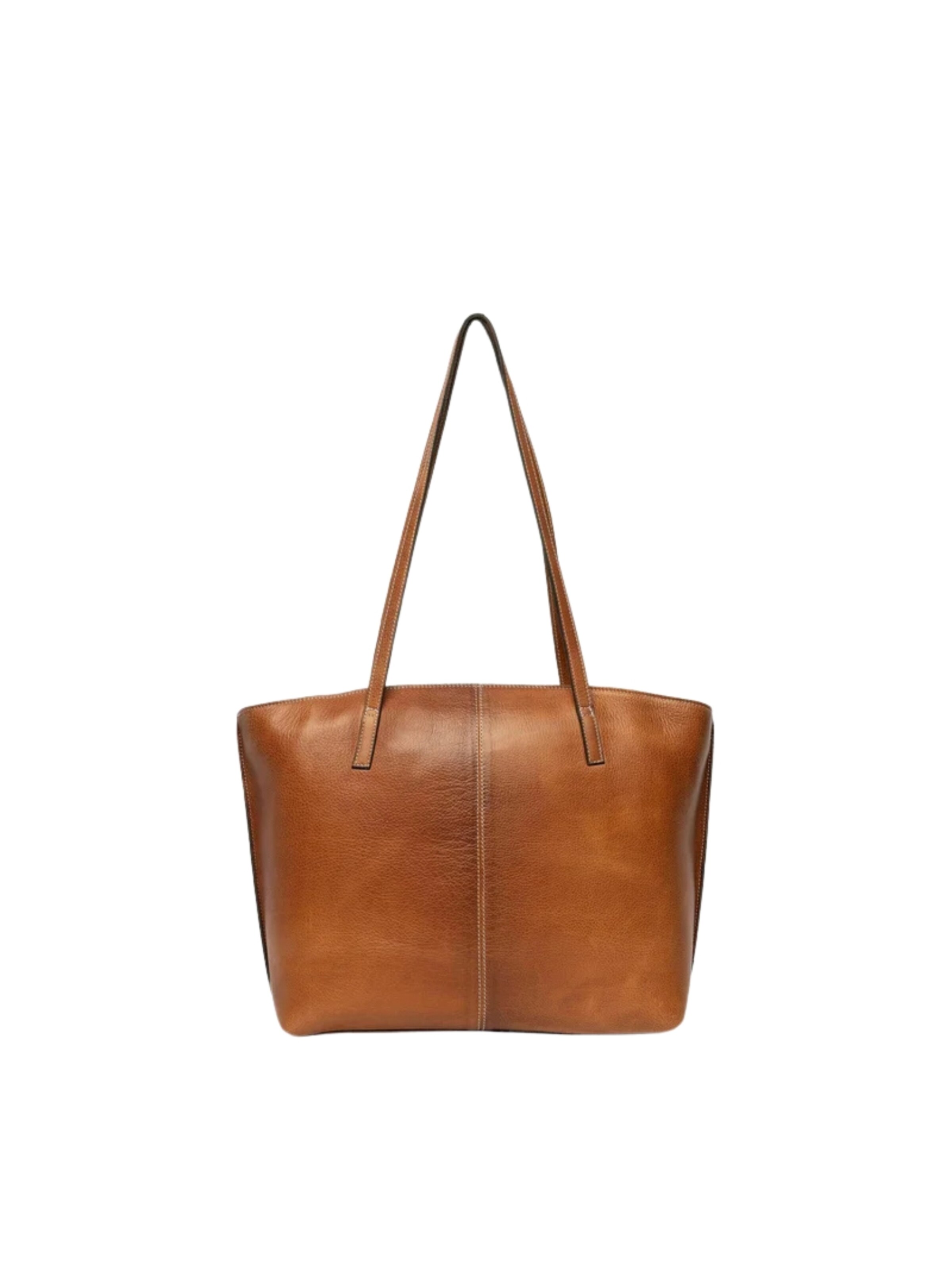 Cabas ' Nalou ' RE:DESIGNED en marron : devant