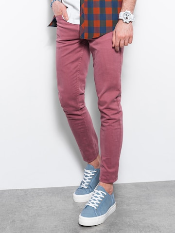 Ombre Regular Chino 'P1059' in Rood