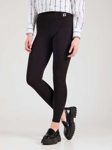 Skinny Leggings 'Noparda' HUGO en noir : devant