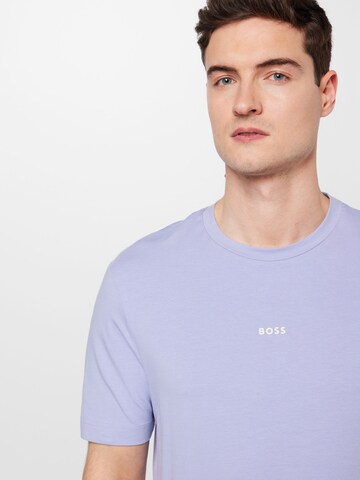 BOSS Orange T-Shirt 'Chup' in Lila