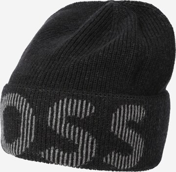 BOSS Beanie 'Lamico' in Black: front