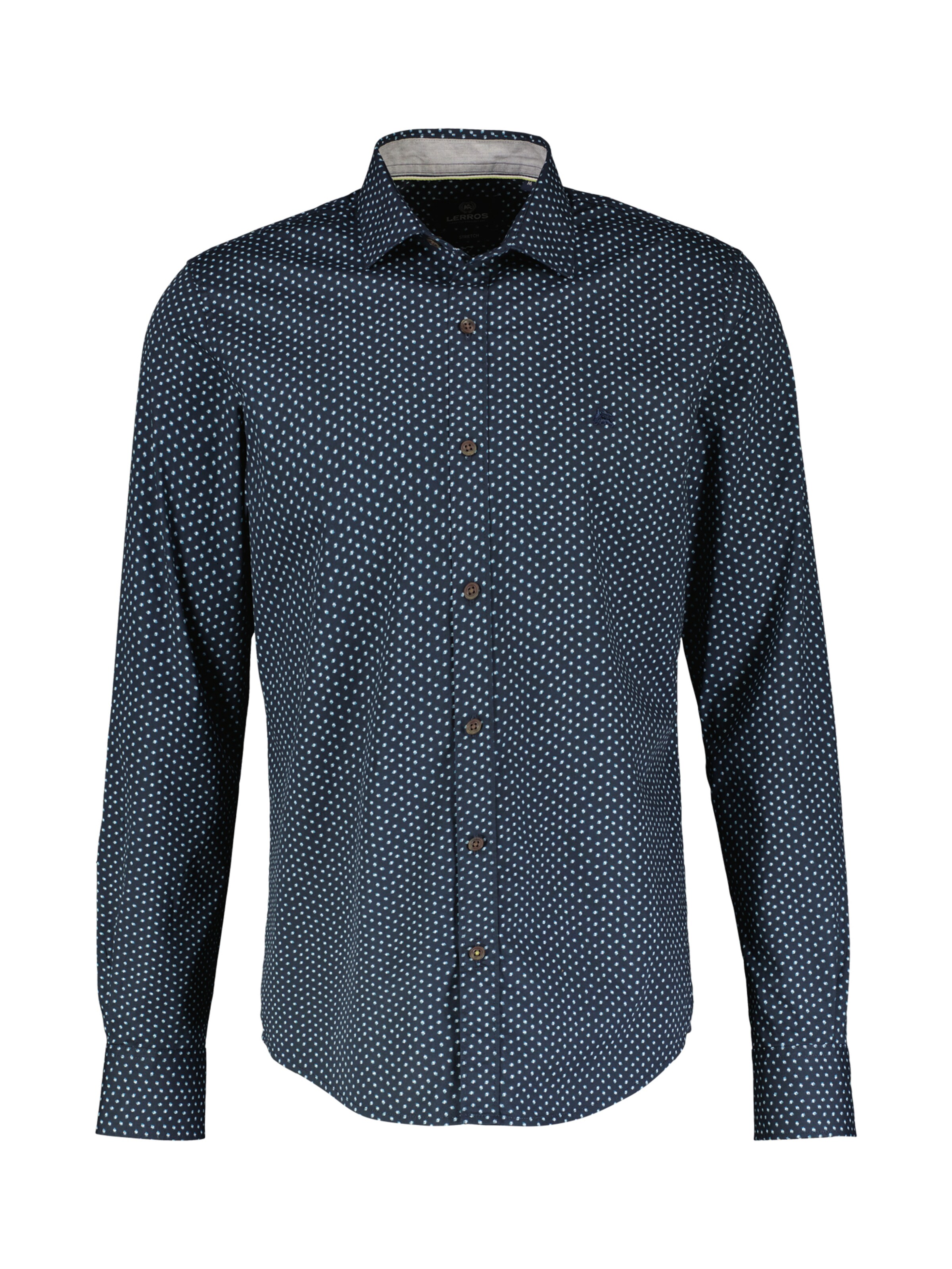 LERROS Regular fit Button Up Shirt in Blue: front
