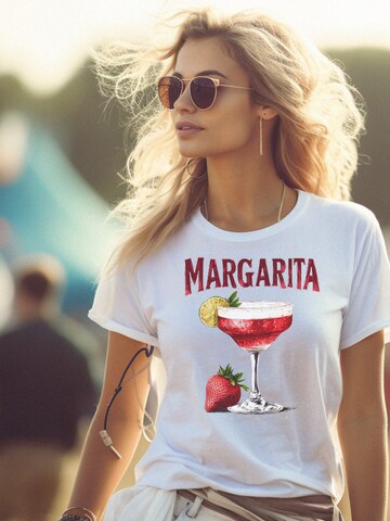 MAKAYA Shirt 'Margarita' in White