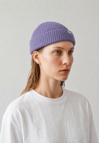 Vertere Berlin - Gorros 'Lumina' em roxo: lateral