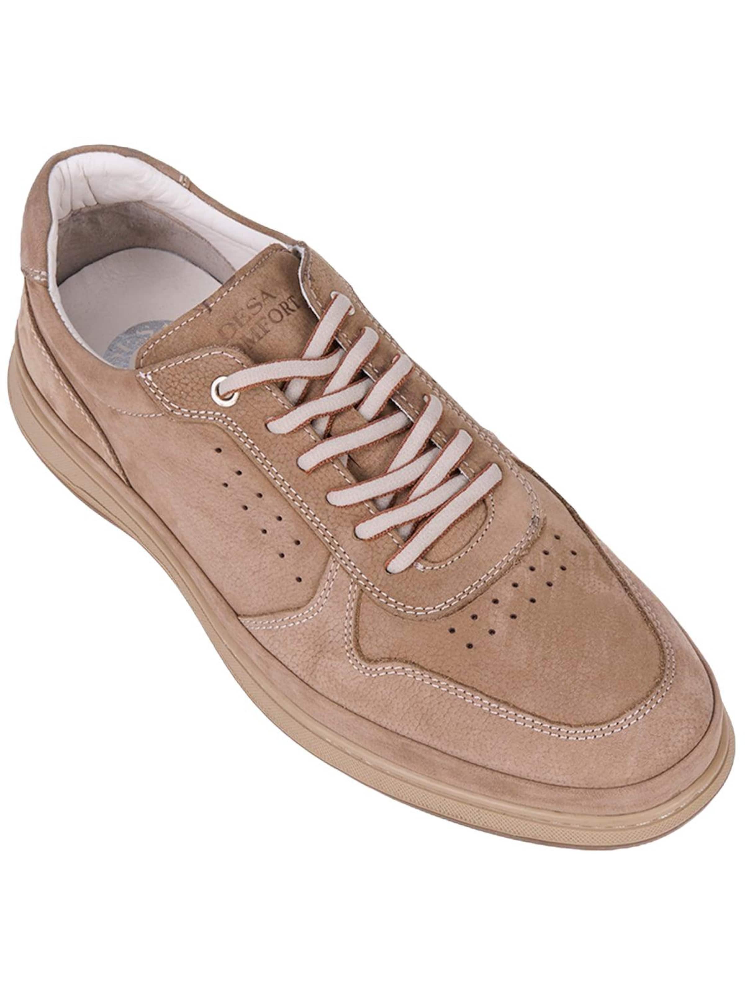 Desa - Zapatillas sin cordones 'DESA Herren-Sneaker DesaComfort aus Nubukleder' en marrón