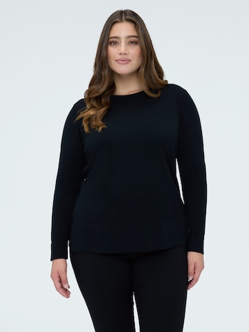 Pullover di Fiorella Rubino in nero: frontale