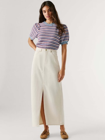 Gonna 'Mira' di Pepe Jeans in bianco