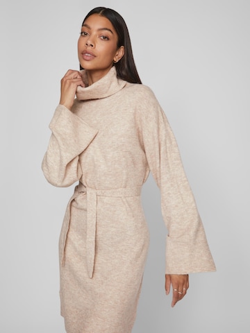 Robes en maille 'Malina' VILA en beige