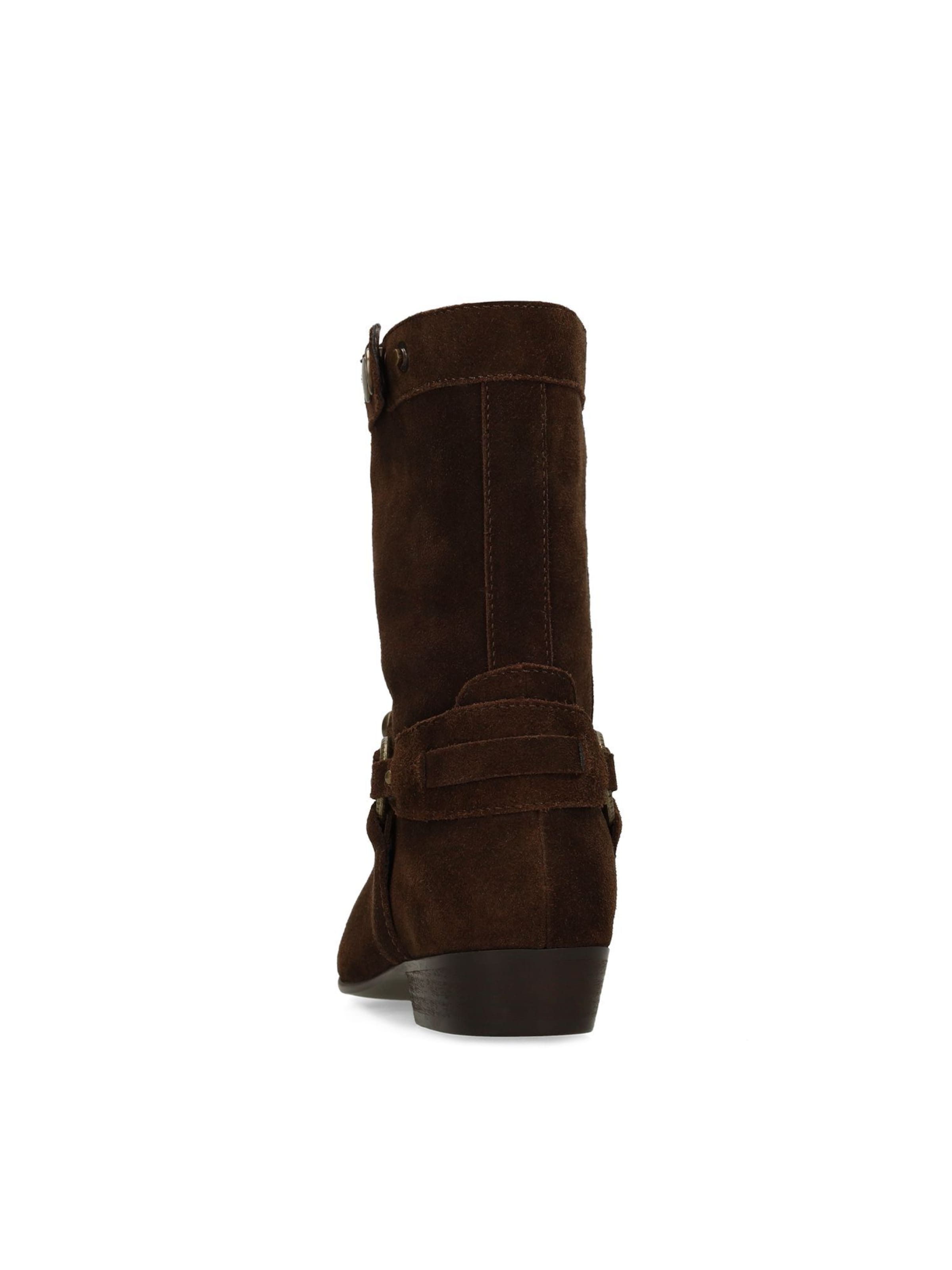MANFIELD Stiefelette in Braun
