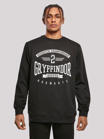 F4NT4STIC Sweatshirt 'Harry Potter Gryffindor Keeper' in Zwart: voorkant