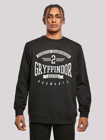 F4NT4STIC Sweatshirt 'Harry Potter Gryffindor Keeper' in Black: front