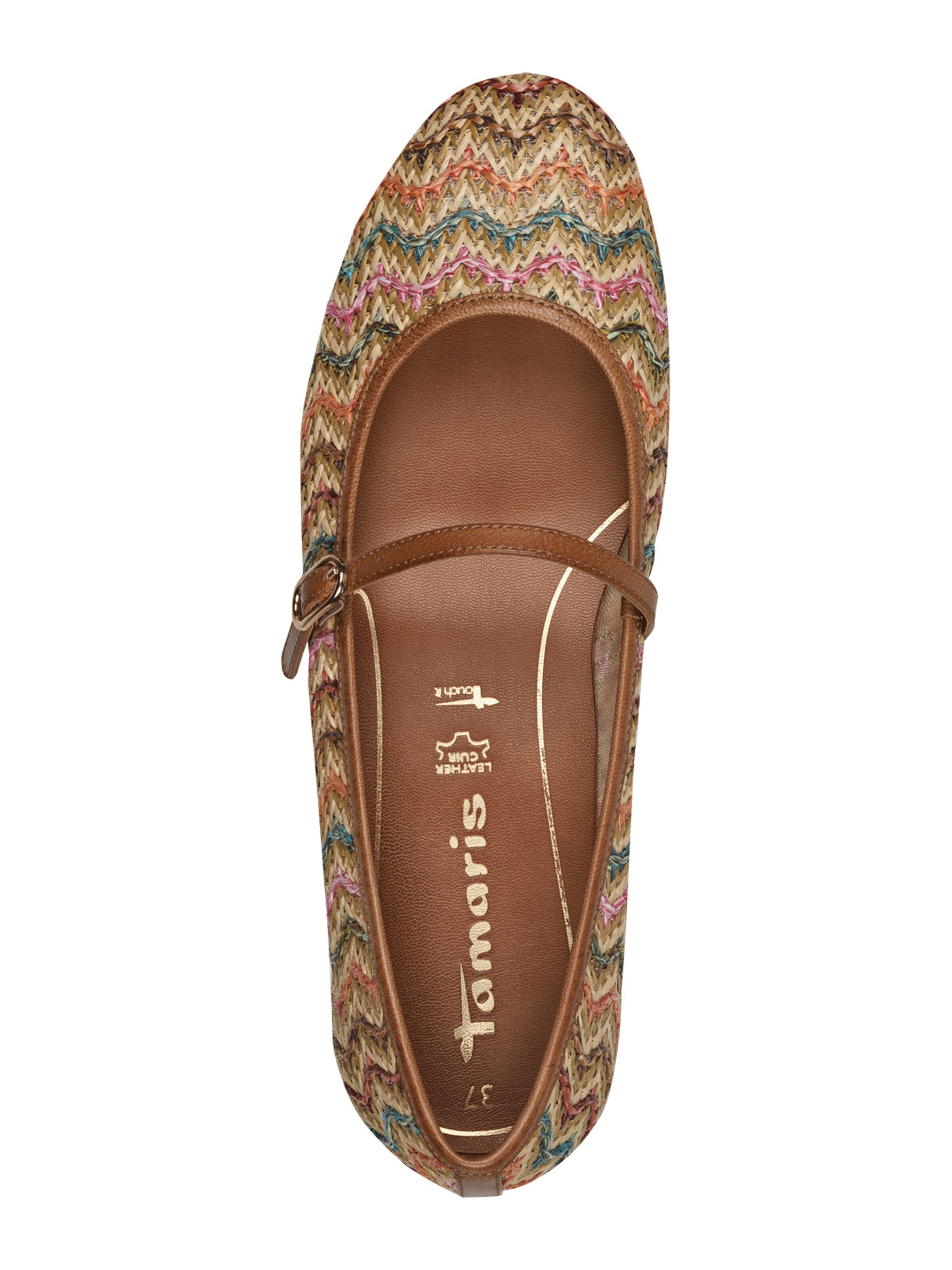 Tamaris Nauhaballerina värissä beige