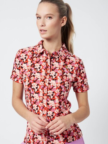 4funkyflavours Blouse 'It's Over Now' in Gemengde kleuren: voorkant