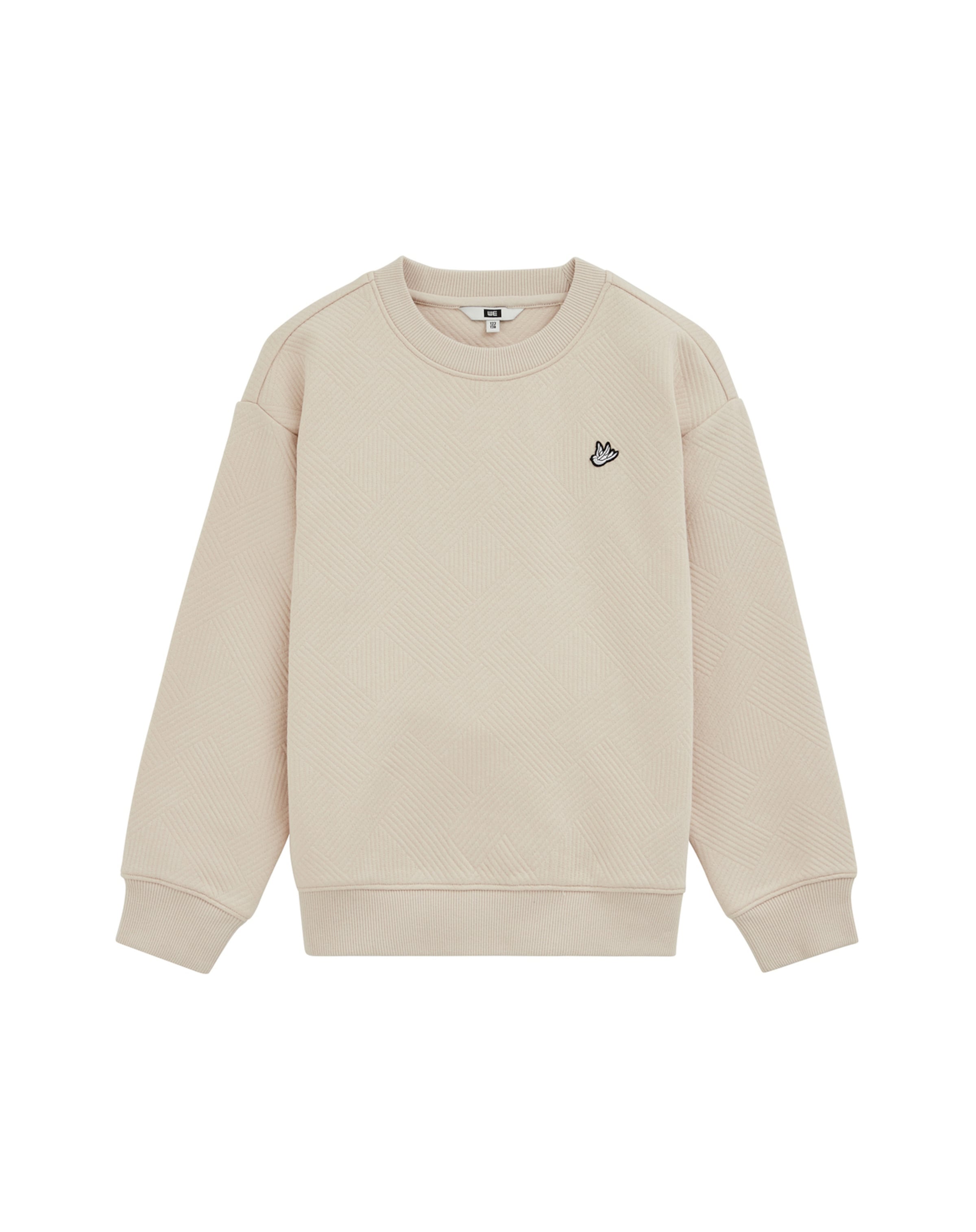 Pull-over WE Fashion en beige : devant