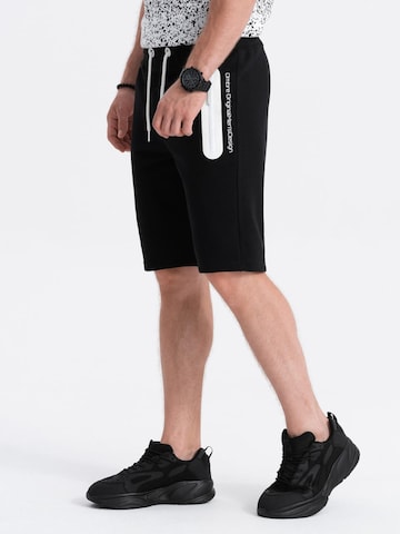 Ombre Regular Sportbroek in Zwart