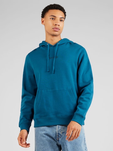 GUESS Sweatshirt 'ROY' in Green: front