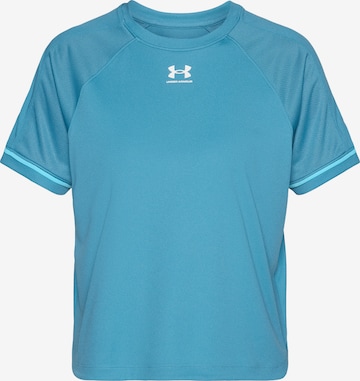 UNDER ARMOUR Performance shirt 'Challenger' in Blue: front