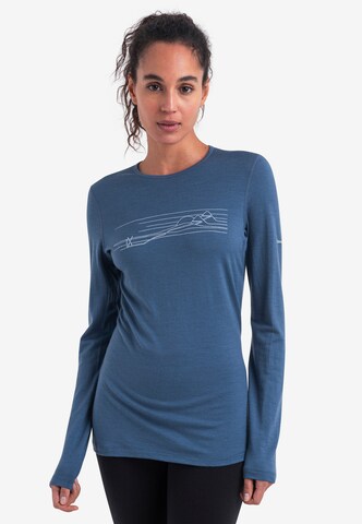 ICEBREAKER Performance shirt 'Oasis' in Blue: front
