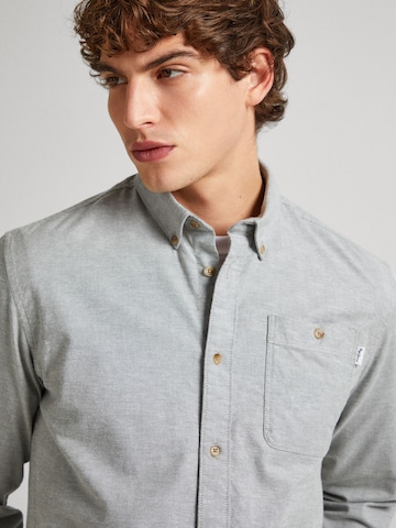 Pepe Jeans Regular Fit Skjorte 'POU' i grøn